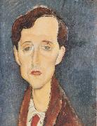 Amedeo Modigliani Frans Hellens (mk38) oil on canvas
